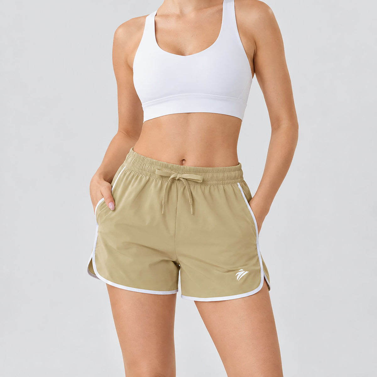 Womens Quick Dry Running Shorts with Pockets Lightweight Athletic Fit