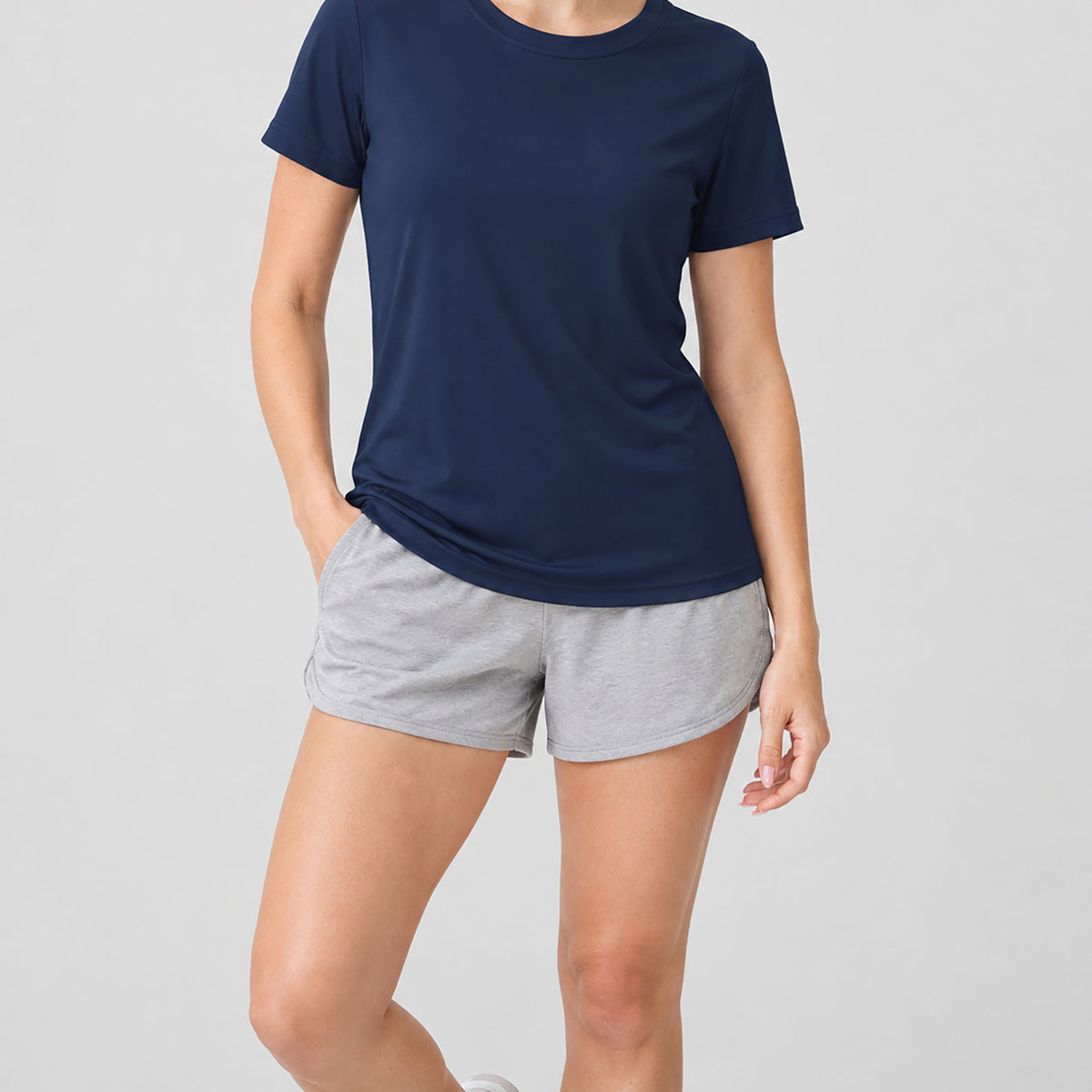 Womens Quick Dry UPF 50 Athletic Short Sleeve Workout Top