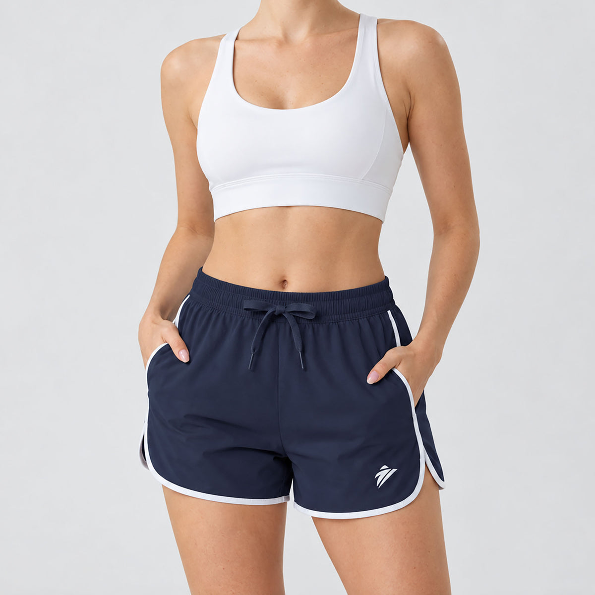 Womens Quick Dry Running Shorts with Pockets Lightweight Athletic Fit