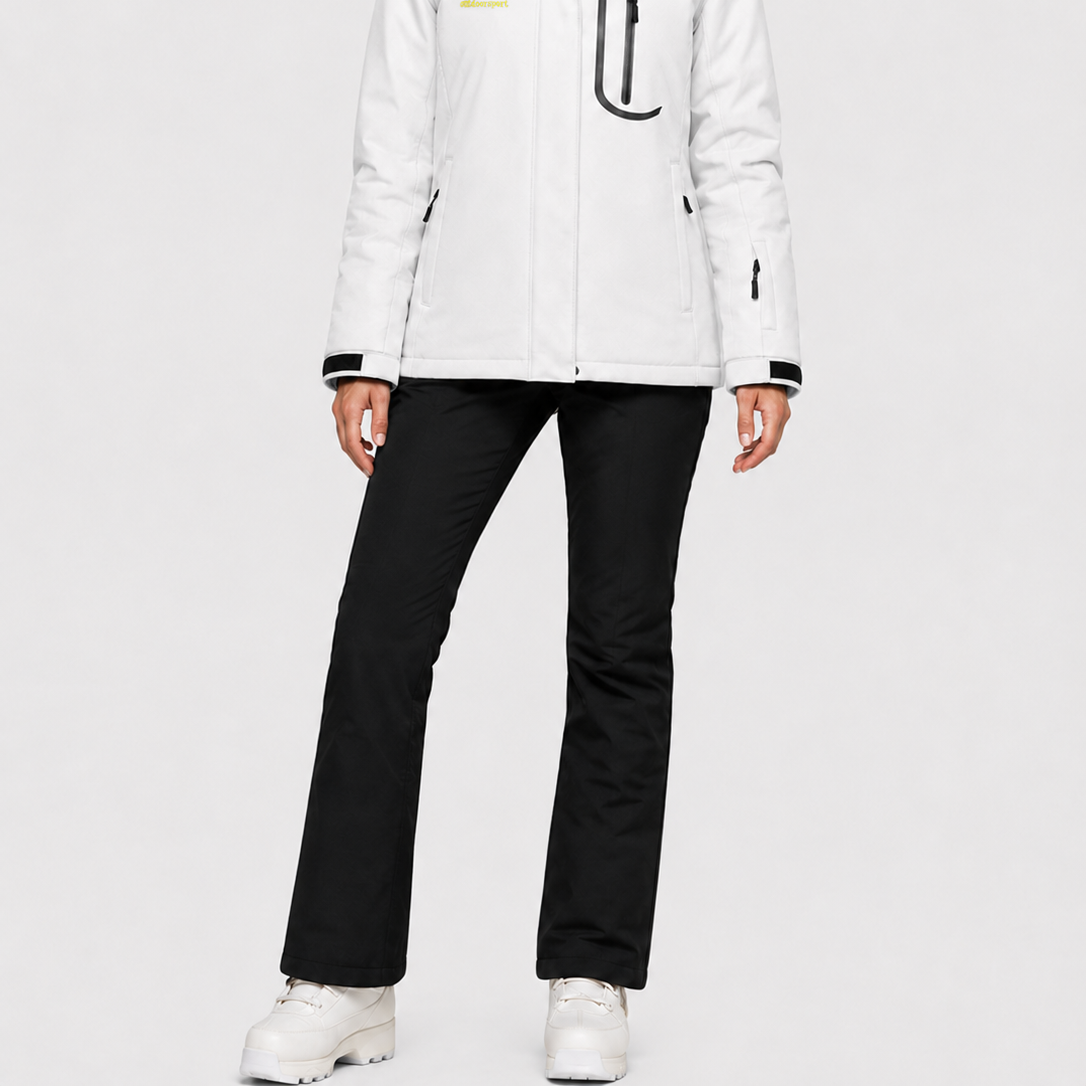 Women's Windproof Ski Jacket Warm Fleece Lined Winter Snow Coat