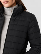 YUCOLEN Women's Lightweight Jacket Packable Water Resistant Quilted Coat with 4 Pockets in Black