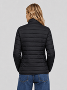 YUCOLEN Women's Lightweight Jacket Packable Water Resistant Quilted Coat with 4 Pockets in Black