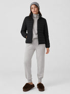 YUCOLEN Women's Lightweight Jacket Packable Water Resistant Quilted Coat with 4 Pockets in Black