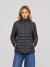 YUCOLEN Women's Lightweight Jacket Packable Water Resistant Quilted Coat with 4 Pockets in Dark Gray