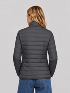YUCOLEN Women's Lightweight Jacket Packable Water Resistant Quilted Coat with 4 Pockets in Dark Gray