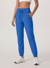YUCOLEN Women's Lightweight Quick Dry Hiking Pants Water Resistant Outdoor Joggers in Bright Blue