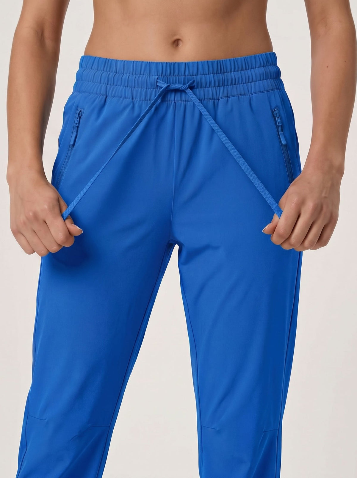 YUCOLEN Women's Lightweight Quick Dry Hiking Pants Water Resistant Outdoor Joggers in Bright Blue