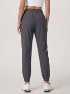 YUCOLEN Women's Lightweight Quick Dry Hiking Pants Water Resistant Outdoor Joggers in Dark Grey